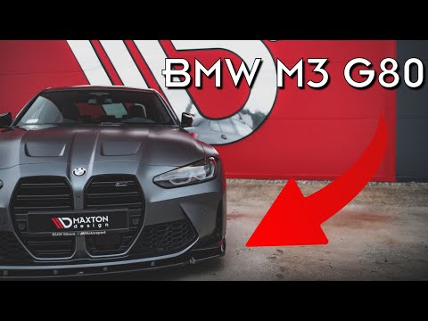 Maxton sideskørter til BMW M3 Sedan / Touring G80 / G81 – blank sort – video