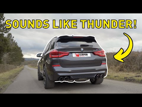 Scorpion half system udstødning til BMW X3M med ventiler, video