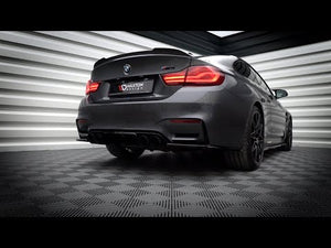 Maxton sideskørter til BMW M4 F82 – blank sort – video
