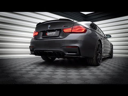 Maxton sideskørter til BMW M4 F82 – blank sort – video