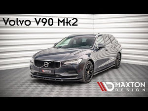 Maxton rear splitter til Volvo V90 Mk2 – blank sort – video