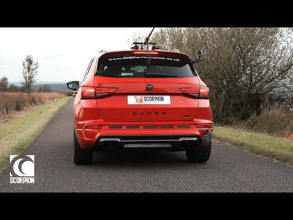Scorpion GPF-back udstødning til CUPRA Ateca – resoneret, video