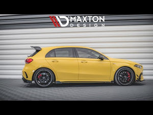 Maxton sideskørter til Mercedes-AMG A45 S – blank sort – video