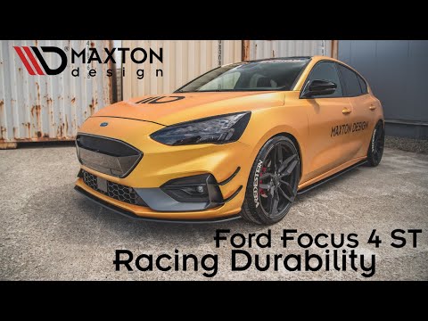 Maxton Racing Durability Side Skirts Diffusers Ford Focus St / St-Line Mk4 - Black - video