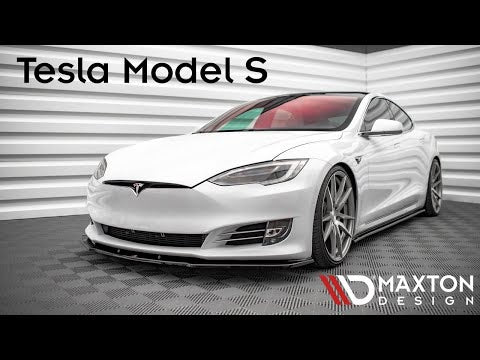 Maxton Rear Valance Tesla Model S Facelift - Gloss Black - video