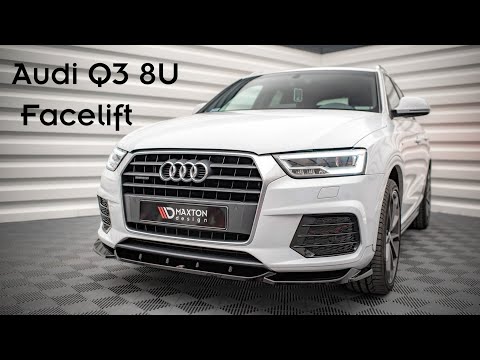 Maxton sideskørter til Audi Q3 Sport 8U Facelift – blank sort – video
