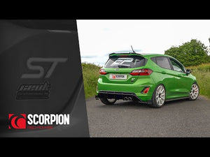 Scorpion GPF-back udstødning til Ford Fiesta ST MK8.5 med ventiler, video