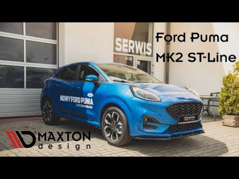 Maxton sideskørter til Ford Puma ST / ST-Line / Standard Mk1 – blank sort – video