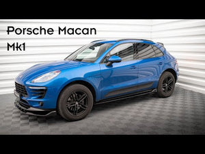 Maxton Side Skirts Diffusers Porsche Macan Mk1 - Gloss Black - video