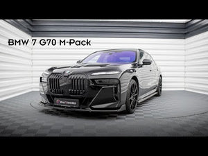 Maxton rear splitter til BMW 7 M-Pack G70 – blank sort – video