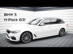 Maxton Side Skirts Diffusers For BMW 5 G30/ G31 M-Pack - Gloss Black - video