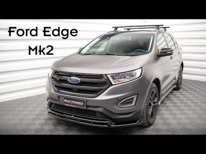 Maxton Front Splitter Ford Edge Mk2 - Gloss Black - video
