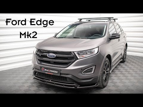 Maxton Front Splitter Ford Edge Mk2 - Gloss Black - video