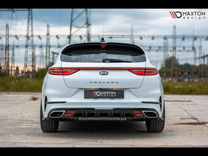 Maxton sideskørter til Kia Ceed GT / GT-Line Mk3 / Proceed Mk1 – blank sort – video