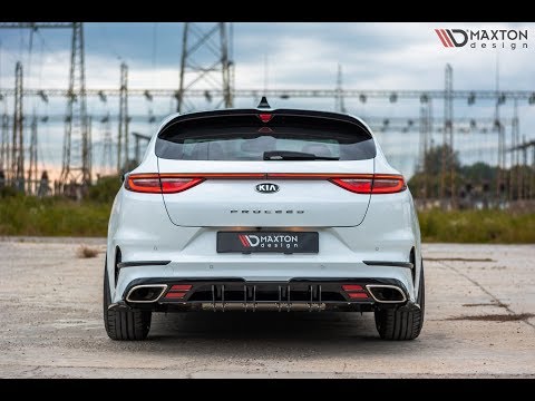 Maxton sideskørter til Kia Ceed GT / GT-Line Mk3 / Proceed Mk1 – blank sort – video
