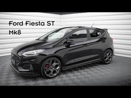 Maxton Side Flaps Ford Fiesta Mk8 St  - Gloss Flaps - video