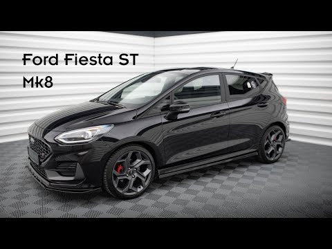 Maxton Side Flaps Ford Fiesta Mk8 St  - Gloss Flaps - video