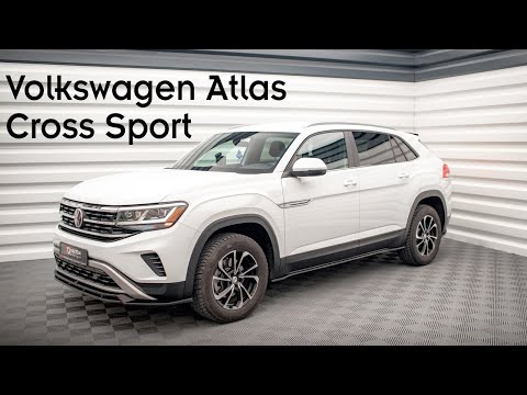Maxton Front Splitter V.2 Volkswagen Atlas Cross Sport - Gloss Black - video