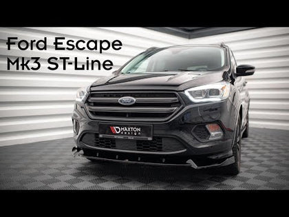 Maxton Side Skirts Diffusers Ford Escape St-Line Mk3 - Gloss Black - video