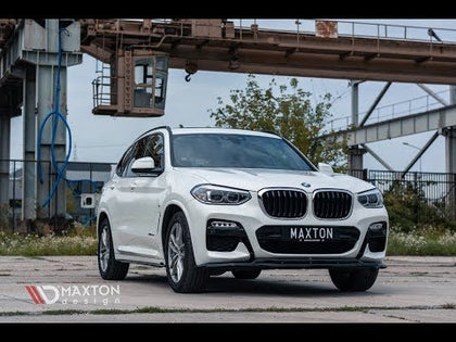 Maxton sideskørter til BMW X3 M-Pack F25 Facelift – blank sort – video