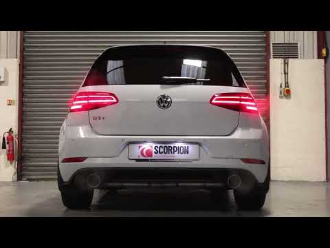 Scorpion cat-back udstødning til VW MK7.5 Golf GTI (Non-GPF Model), video
