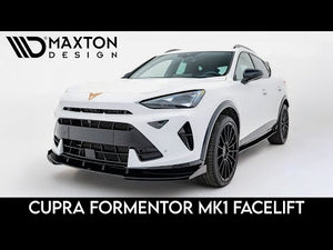 Maxton rear valance til Cupra Formentor Mk1 Facelift – blank sort – video