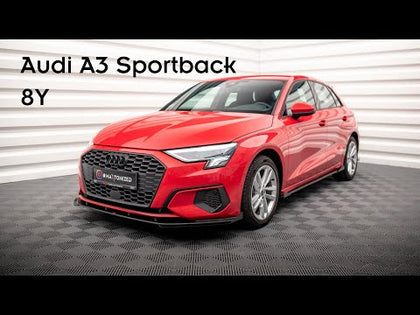 Maxton Side Flaps Audi A3 8Y - video