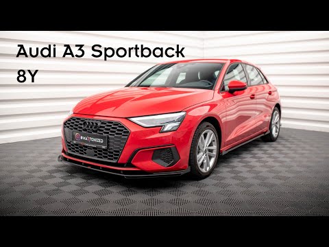Maxton Side Flaps Audi A3 8Y - video
