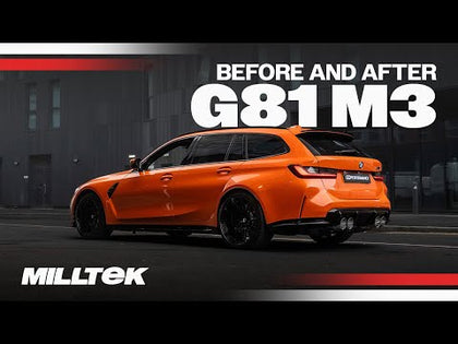 Lydprøve: Milltek endrør til BMW 3-serie G80 M3 & M3 Competition S58 3.0 Turbo fra – video 1