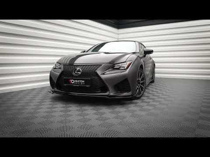 Maxton Side Skirts Diffusers Lexus Rc F - Gloss Black - video