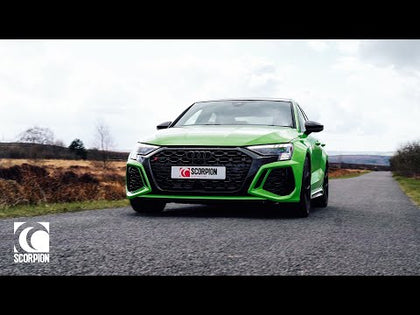 Scorpion GPF-back udstødning til Audi RS3 8Y Sportback med ventiler, video
