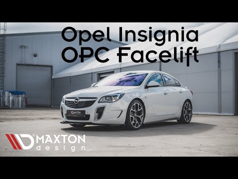 Maxton rear splitter til Opel Insignia Mk. 1 OPC Facelift – blank sort – video