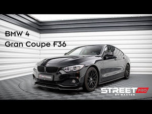 Maxton spoiler cap til BMW 4 Gran Coupe Standard / M-Pack F36 / F36 Facelift – blank sort – video