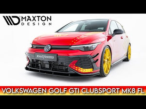 Maxton flaps til Volkswagen Golf GTI Clubsport Mk8 Facelift – video