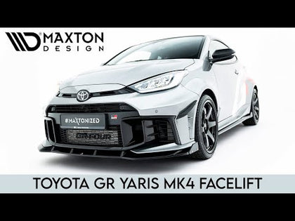 Maxton Side Skirts Diffusers V.1 Toyota Gr Yaris Mk4 - Gloss Black - video