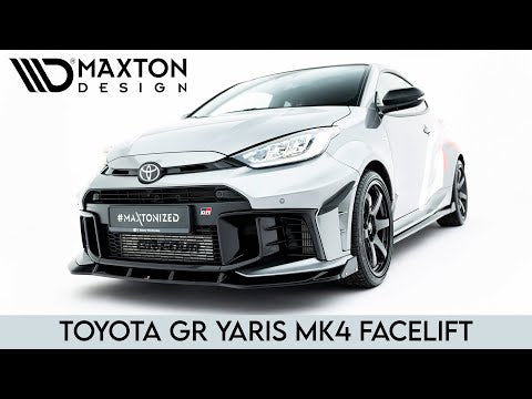 Maxton Side Skirts Diffusers V.1 Toyota Gr Yaris Mk4 - Gloss Black - video