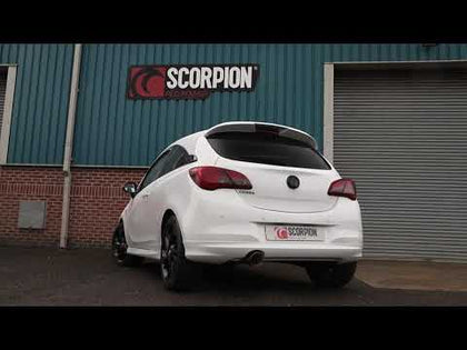 Scorpion cat-back udstødning til Opel Corsa E 1.4 (Non Turbo), video