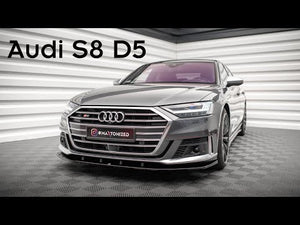 Maxton Front Splitter V.2 Audi S8 D5 - Gloss Black - video