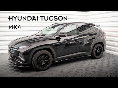 Maxton Side Skirts Diffusers Hyundai Tucson Mk4 - Gloss Black - video