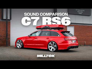 Lydprøve: Milltek cat-back udstødning til Audi RS6 C7 4.0 TFSI biturbo quattro inc Performance Edition, ikke-resoneret