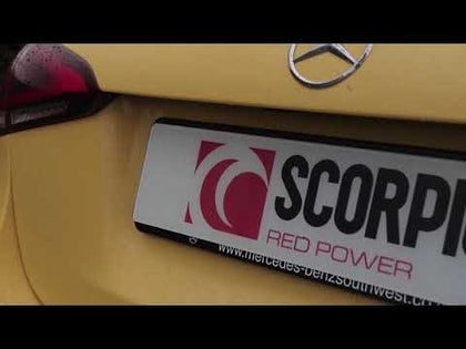 Scorpion GPF-back udstødning til Mercedes A-Class, video