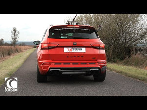 Scorpion GPF-back udstødning til CUPRA Ateca – ikke-resoneret, video