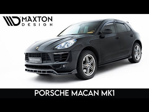 Maxton spoiler cap til Porsche Macan Mk1 – blank sort – video