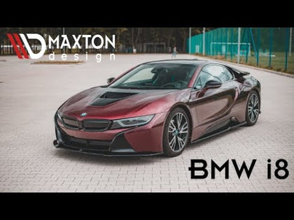 Maxton sideskørter til BMW i8 – blank sort – video