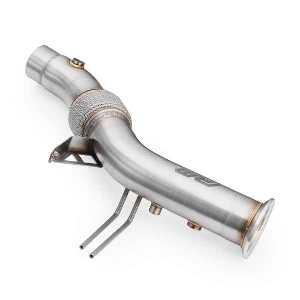 RM Motors downpipe til BMW F07, F10, F11 530d, 530dx, 535d, 535dx med N57N og N57Z motorer i rustfrit stål.
