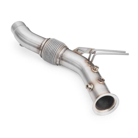 RM Motors Downpipe i rustfrit stål til BMW F30, F31, F34 330d, 330dx, 335dx med N57N og N57Z motorer