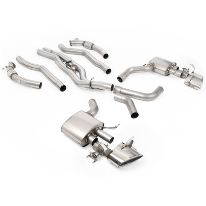 Milltek axle-back udstødning til Audi RS7 C8 4.0 V8 bi-turbo, ikke-resoneret – billede 2