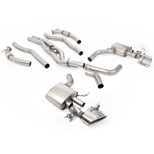Milltek axle-back udstødning til Audi RS6 C8 4.0 V8 bi-turbo, ikke-resoneret – billede 2