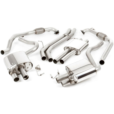 Milltek Cat-back Audi S4 3.0 Turbo V6 B9 - Saloon/Sedan & Avant (Sport Diff Models Only & Without Brace Bars)