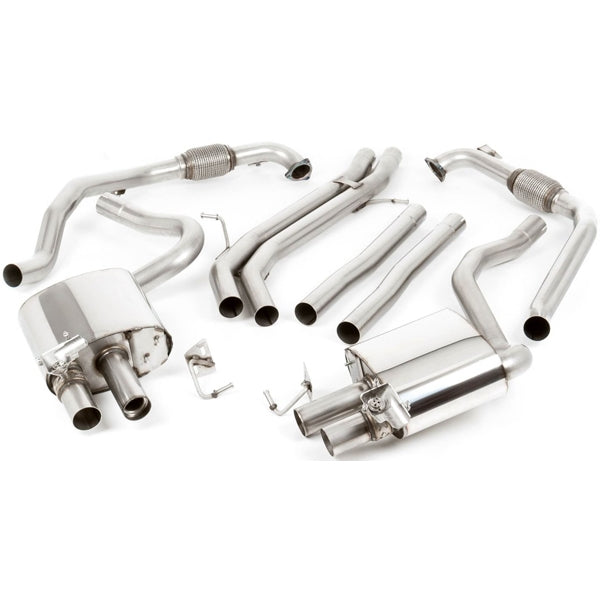 Milltek Cat-back Audi S4 3.0 Turbo V6 B9 - Saloon/Sedan & Avant (Sport Diff Models Only & Without Brace Bars)